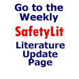 View the SafetyLit weekly injury prevention literature update
